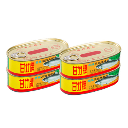 Gan Zhu Brand Black Bean Tuna Canned Combination 227g Ready-to-Eat Meal Seafood Tuna Fish Black Bean Canned Tuna
