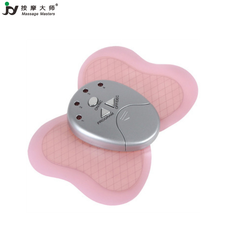 Selling Bagged Electronics pulse physiotherapy massage portable Small butterfly Massage Instrument 2 2032 Battery