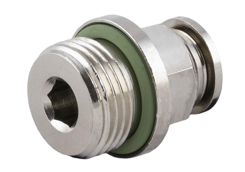 意大利安耐AIGNEP 高压高温外螺纹直通快插接头（直螺纹） 40020V