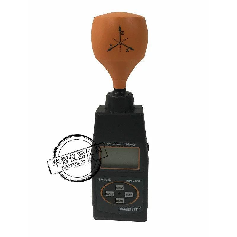 EMF829 высокочастотный измеритель напряженности поля высокочастотный тестер излучения детектор электрического поля/напряженности магнитного поля