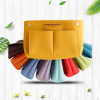 felt Cosmetic Manufactor wholesale new pattern felt Cosmetic multi-function Storage bag Handbag goods in stock customized