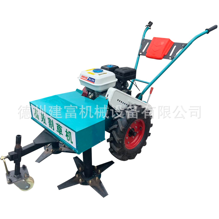 手推式除草机前置式农用园林草坪小型推动割草机