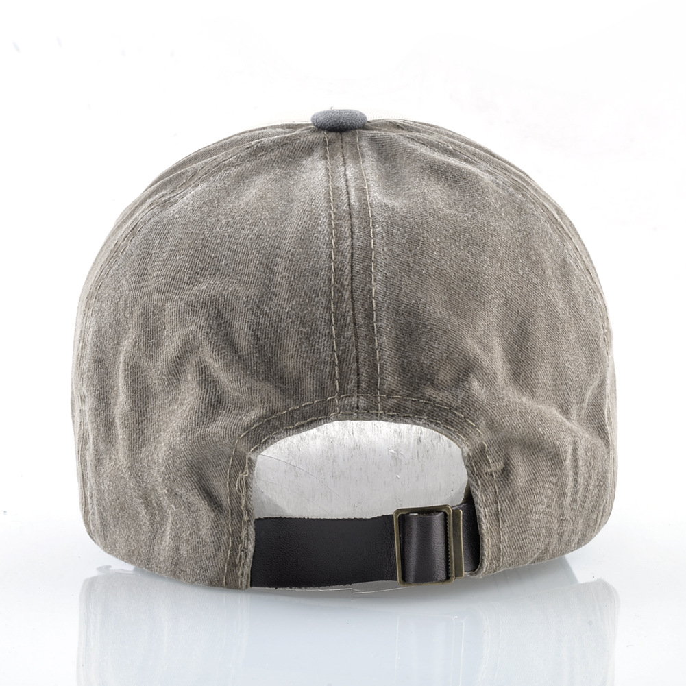 Cappellino da baseball in denim lavato con stampa ananas e cane, ideale per donna, primavera/estate, street dance, hip hop, coppia, taglia unica, regolabile, con becco d'anatra._voghion.com