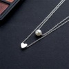 Fashionable necklace from pearl, accessory, universal chain for key bag , Korean style