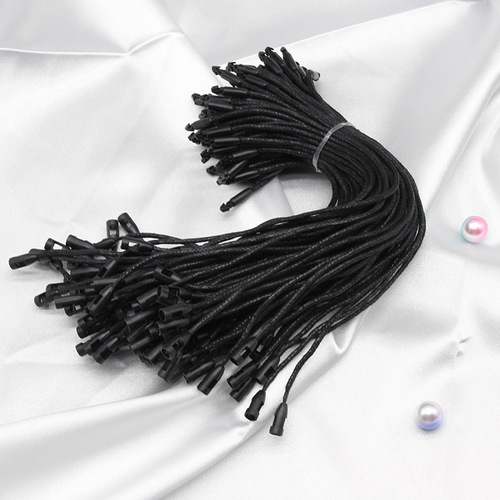 Tag rope, clothes tag hanging rope, bullet wax rope, cotton rope, hanging grain, clothes tag rope, high-end hanging rope