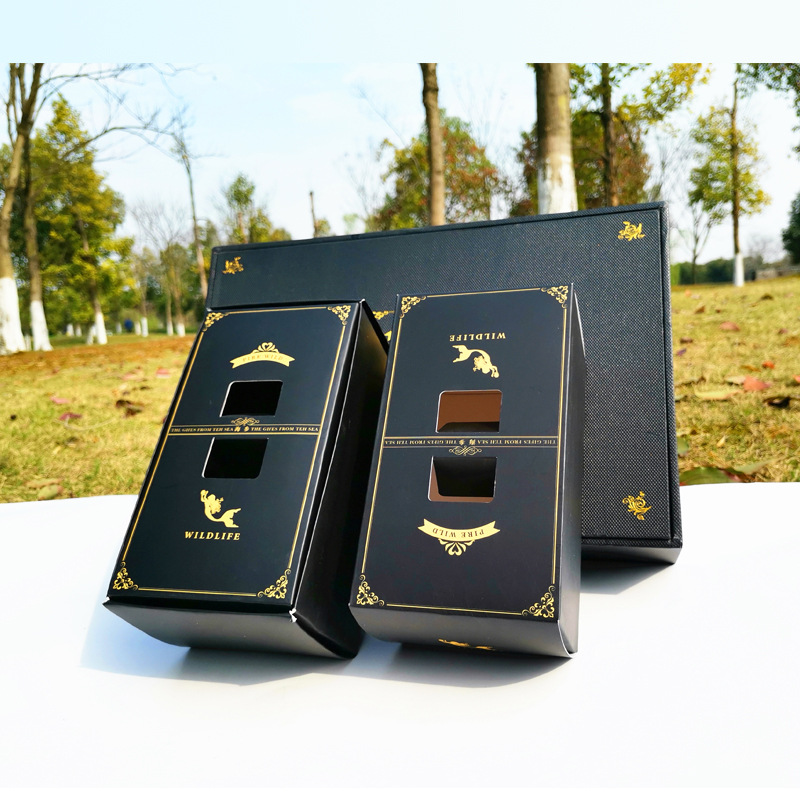 补品药材包装礼盒工厂高档翻盖礼品纸盒保健品高端烫金包装盒制作