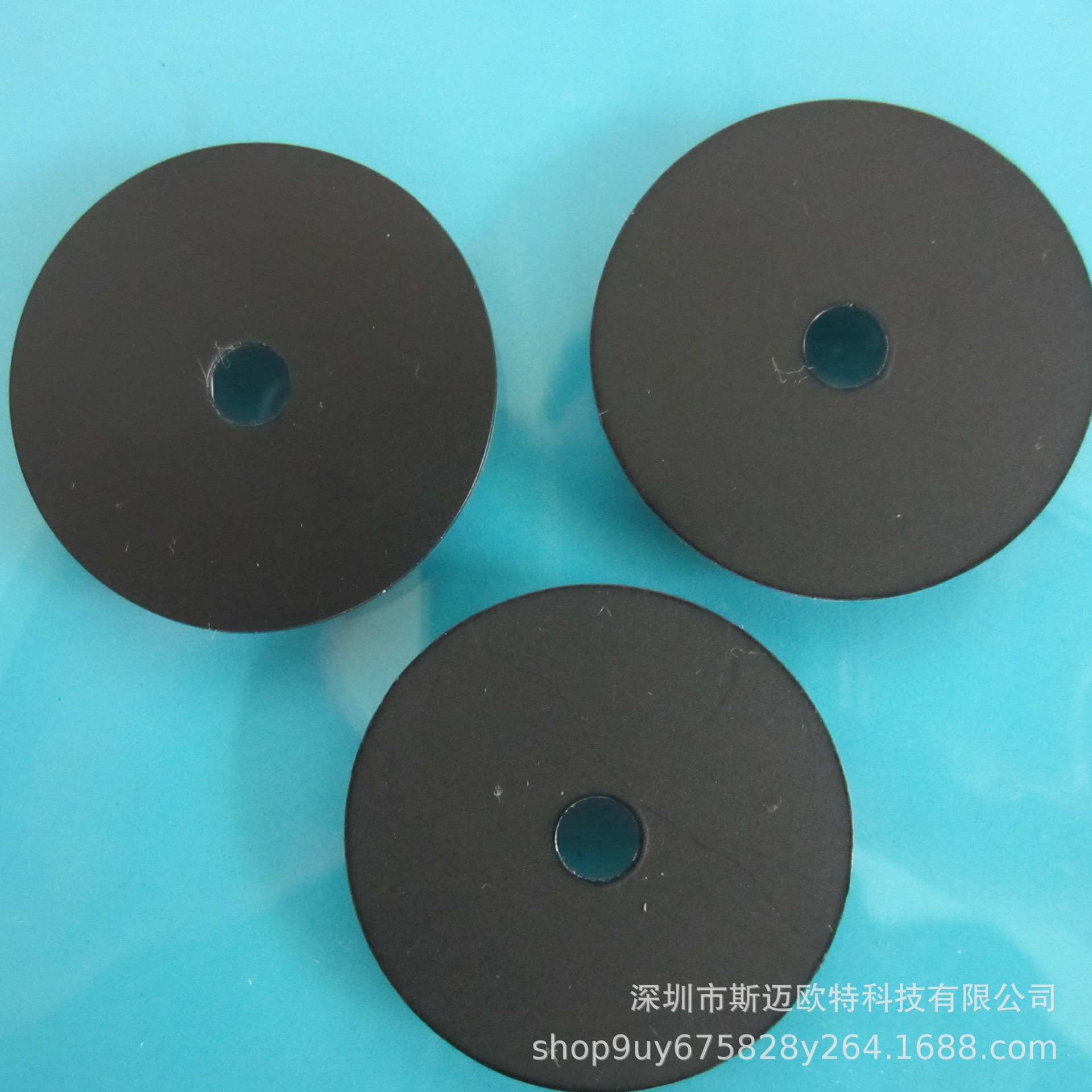 圆形PVC塑料垫片  固定防震 机械设备减震防静电
