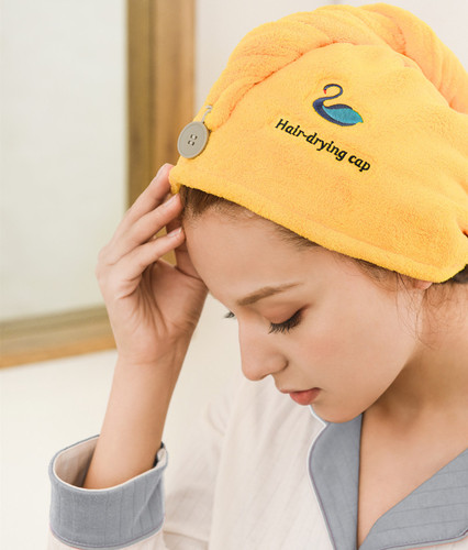 Dry hair cap for women, absorbent, quick-drying, thickened Baotou towel cap, absorbent towel to wipe hair, headscarf for bathing, long hair shower cap