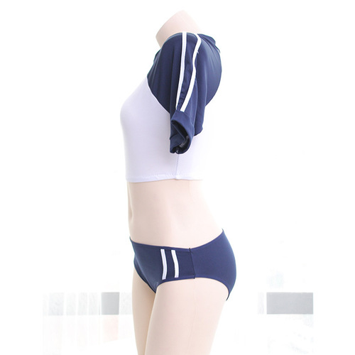 Japanese sexy student outfit split sailor suit short gymnastics cheerleading performance outfit cute maid outfit S0415