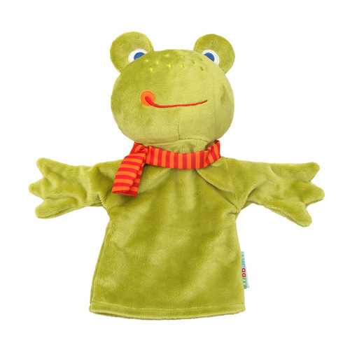 BBSKY cute cartoon animal hand puppet plush toy doll monkey frog duck comfort towel manufacturer wholesale