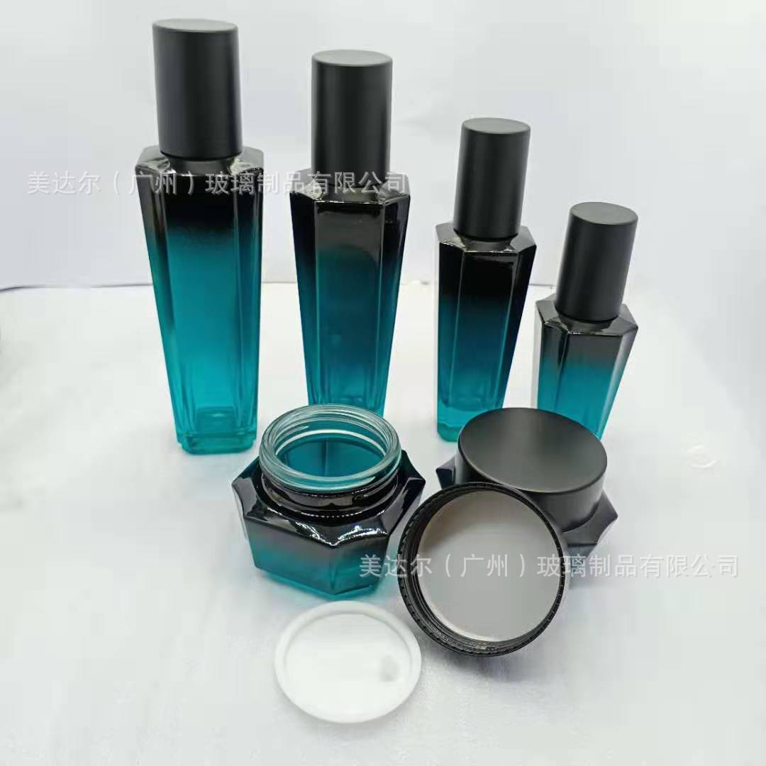 现货高档化妆品瓶乳液瓶膏霜精华液瓶玻璃分装瓶包材制品