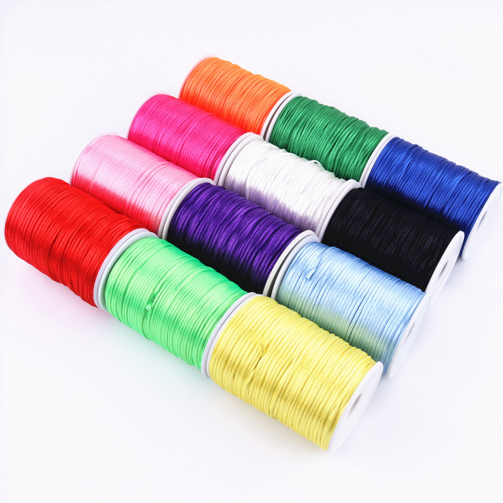 Tejido cuerda roja Jade hilo hecho a mano bricolaje pulsera de oro con cuentas cobre material moneda tejida nudo Chino