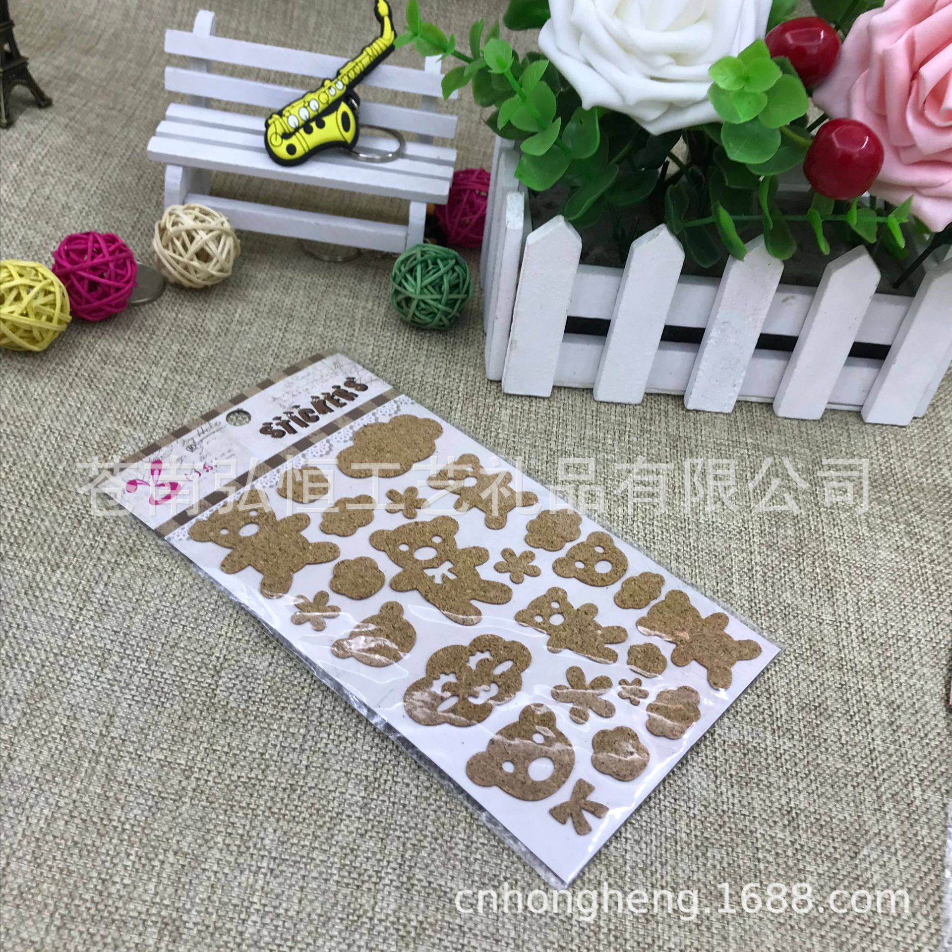 可定制美国软木贴 赠品橡木贴纸