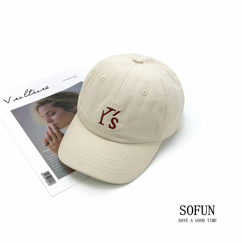 春夏韓版日系短檐鴨字母刺鴨舌帽男女休閑百搭原宿街頭棒球帽子潮