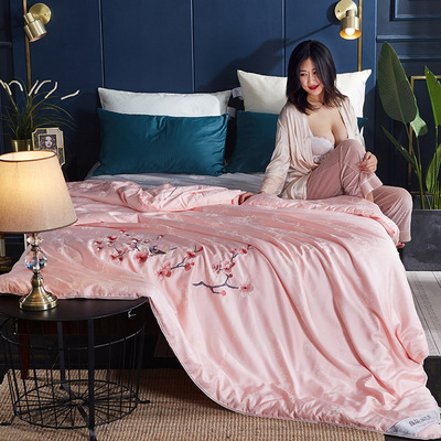 Silk quilt Silkworm 丝夏 be Winter quilt Wedding celebration Silk quilt Foreign trade summer quilt Manufactor Direct selling A generation of fat