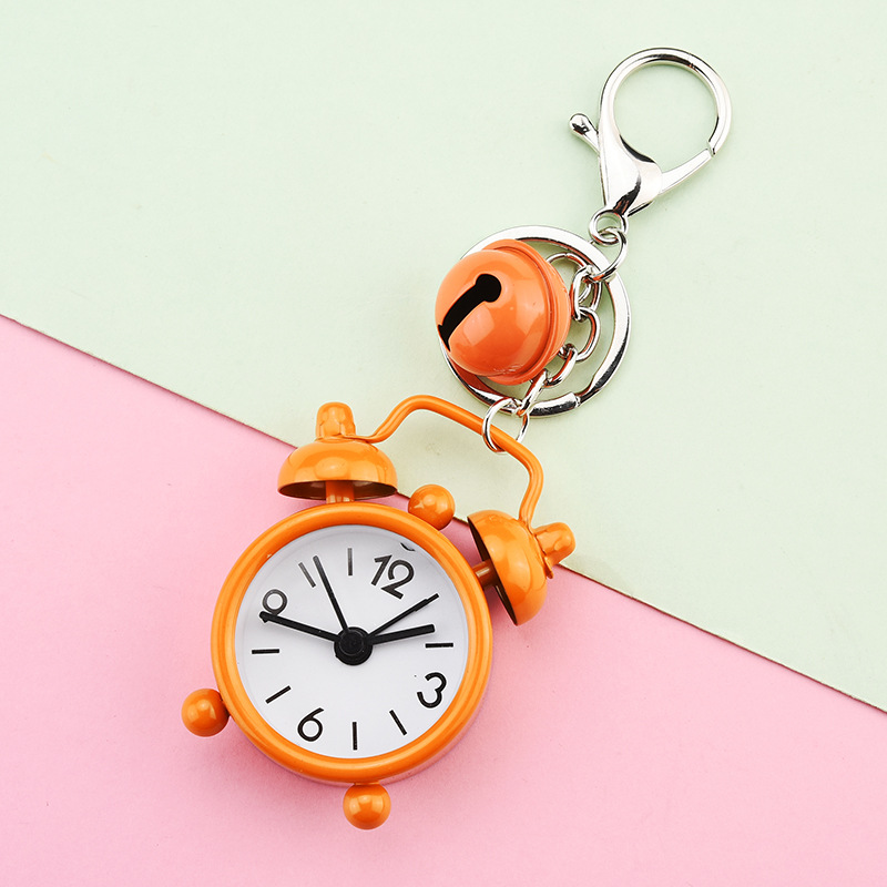 Cute Style 1 Piece Bag Car Alarm Clock Keychain Iron Unisex Cute Keychain