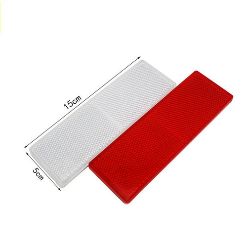 Annual vehicle inspection reflectors, reflectors for box trucks, red and white plastic reflective stickers, body tape wholesale