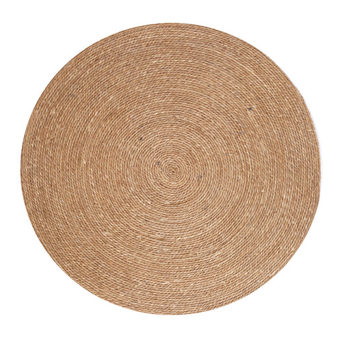 Water grass woven carpet round simple tatami near jute living room carpet bedroom bedside blanket photography decoration