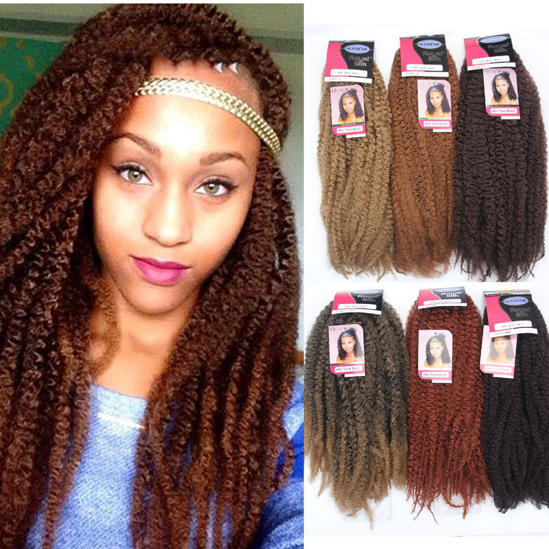 Dirty Braid Afro Kinky Crochet Hair Exte...