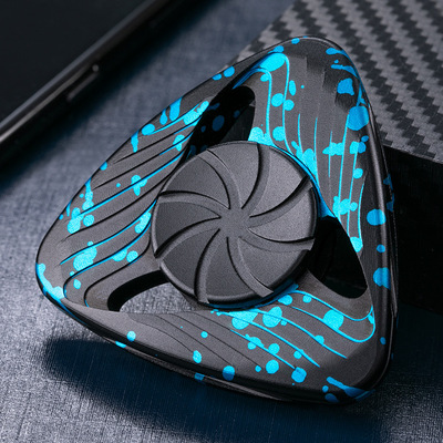 指尖陀螺CKF手指陀螺轴承EDC指间螺旋三叶合金高速创意减压玩具|ru