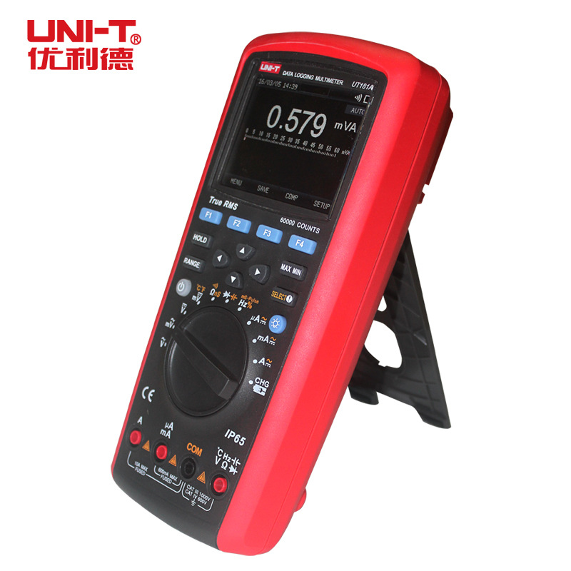 工业品优利德UT181A真有效值数据记录万用表 USB连接数字万能表