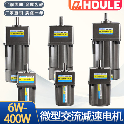 HOULE Hao Li Gear Motor 6W-400W Reversible Adjust speed motor communication 220V Low-speed motor