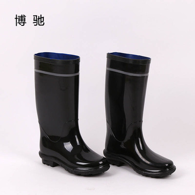 厂家直销高筒工矿靴渔业水产养殖户外雨靴工地防污水加厚劳保雨鞋