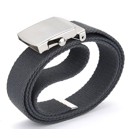 Military buckle canvas belt Korean style woven military tactical belt youth student jeans belt men and women belt