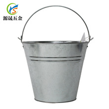 厂家定制镀锌铁皮桶 手提大号镀锌铁圆形7升金属桶 镀锌铁桶