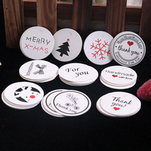 ��Լ��װչʾ��ֽ�ɶ�logoԲ�ζ�ͯ���α�ǩ���� 3.5cm��ɫ������