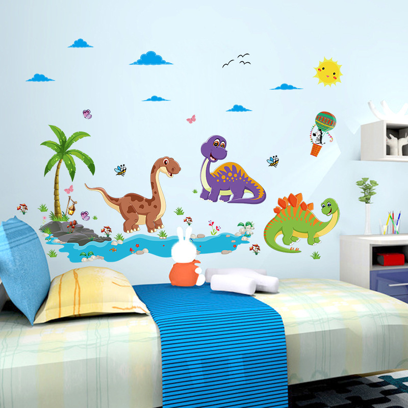 Wallpaper self-adhesive cartoon wall stickers children's bedroom wall stickers baby room decoration wall stickers wall painting Nude