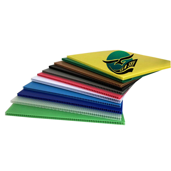 批发供应中山佛山  耐老化 塑料板 pp中空板 万通隔板 蜂窝板防水