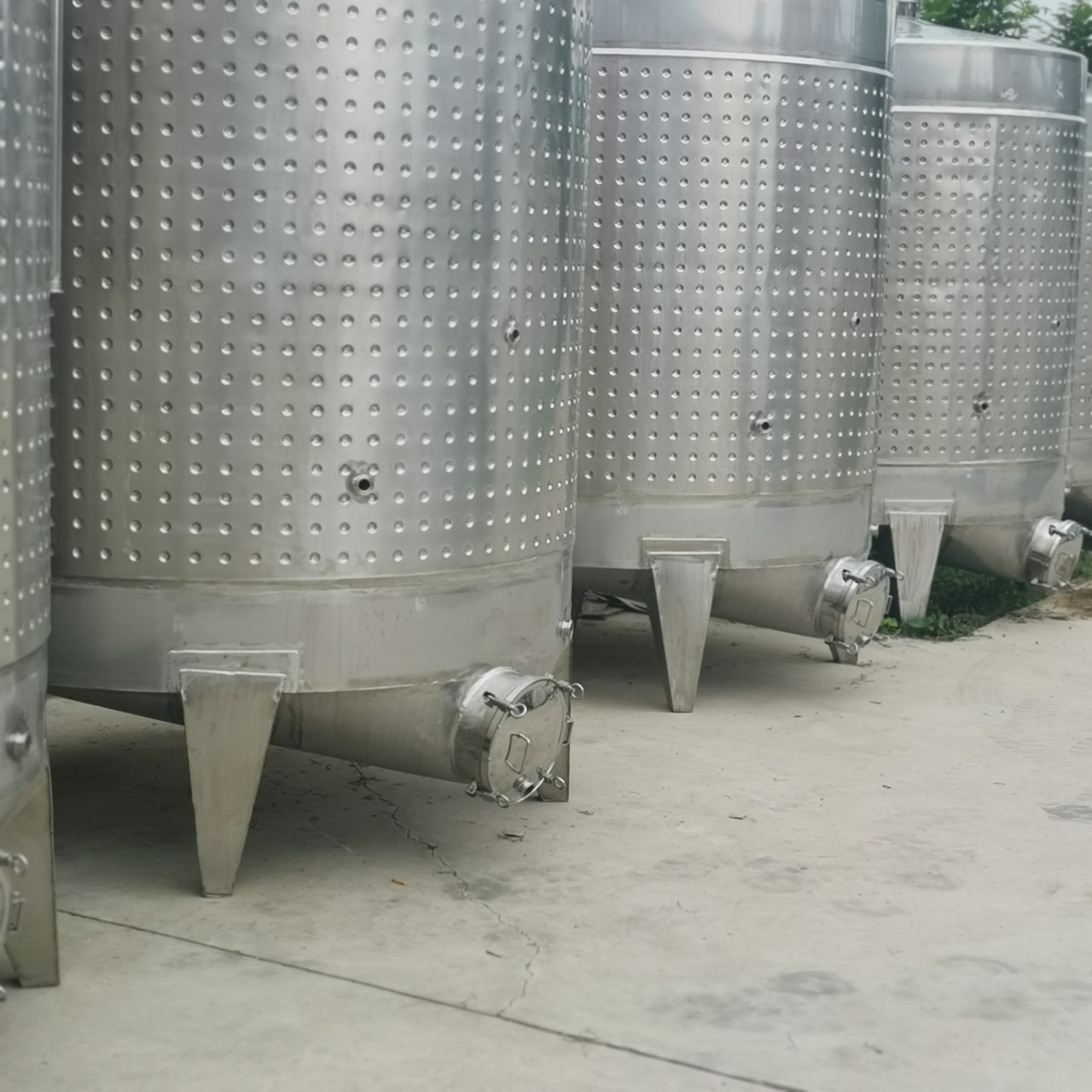 定做葡萄酒发酵罐 5吨 10吨米勒板控温红酒酿酒设备水果酿酒机器
