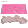 Stakura multi -sugar lace model Crown Word Edge Model Falt Silicon Plastic pad cake decorative decorative mounting mold