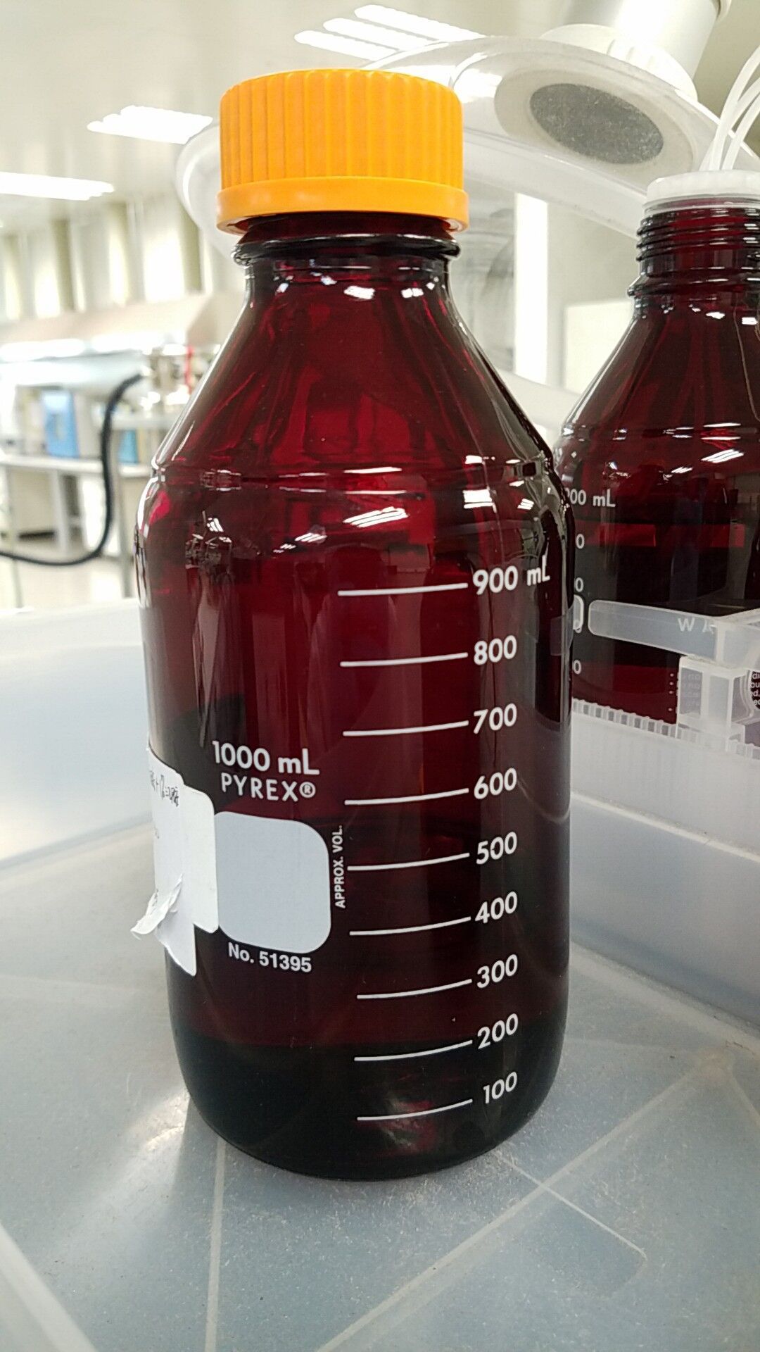 PYREX派热克斯遮光瓶（带橙色盖）