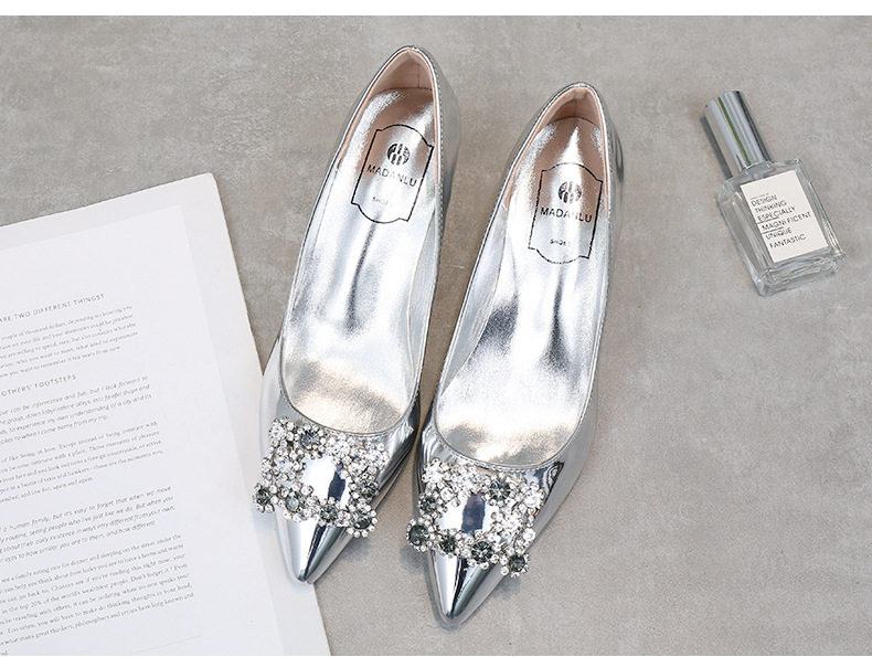 Chaussures tendances femme en Matériau métallique plaque de fer Respirant Résistant à l usure - Ref 3440151 Image 19