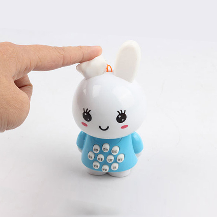 Mini máquina de educación temprana para niños mini máquina de Historia de conejo Ilustración bebé historia juguetes educativos para niños al por mayor