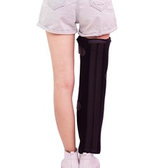 半月板康復護膝膝關節固定支具膝蓋髕骨骨折夾板腿部護具下肢支架