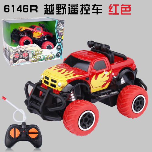Amazon hot selling toys new four-way wireless remote control off-road car model children's toy car manufacturer wholesale