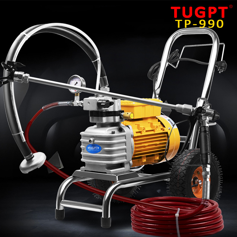 TUGPT990電動高壓無氣噴塗機油漆乳膠漆外牆面塗料噴塗機噴漆機