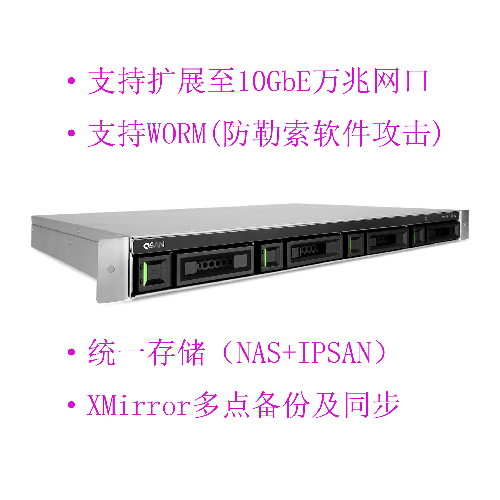 QSAN XN3004R NAS 洢 4λ ʽ ҵ 