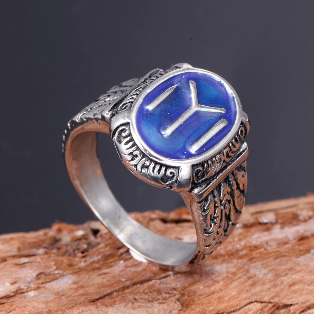 New Expressway Cross -border European and American Stainless Steel Ring Drop Ring Ring Direct Plant Sports Factory Spot Direct Approval