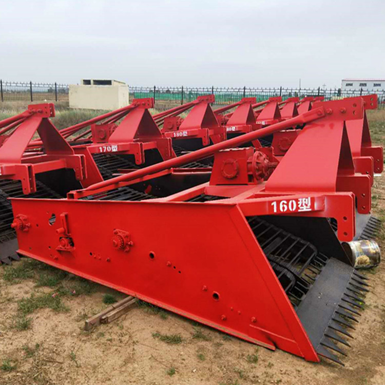 阜新板蓝根药材挖掘机震动筛起药机大型防风辣根挖掘机筛药机效果