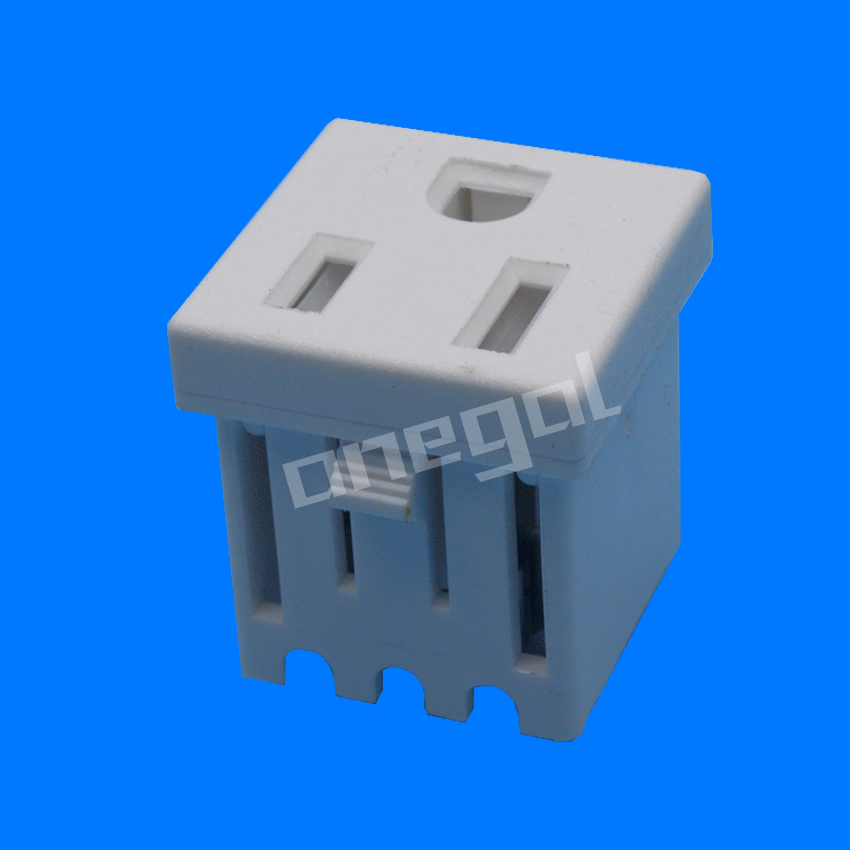 TR美规插座 美式三插带防护门 带安全门插座 AC电源插座 带认证