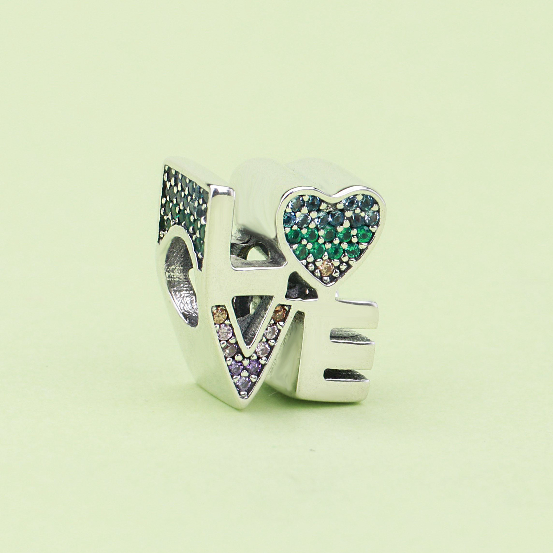 Rainbow Love Charm