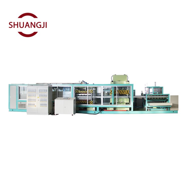 汉堡盒成型机 餐盒设备 快餐盒生产线 外卖打包盒机器