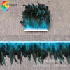 Factory spot sales of colorful feathers cloth edge rooster sideways/rooster cloth edge pink dreamer decoration