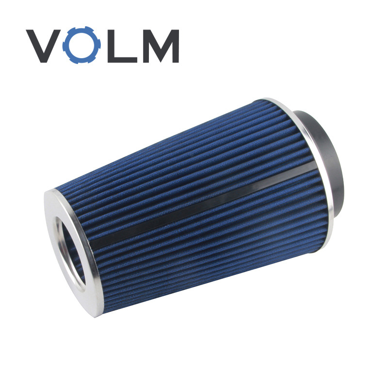 汽车改装大功率进气口高流量空气过滤器风格适用76 90 100 MM口径