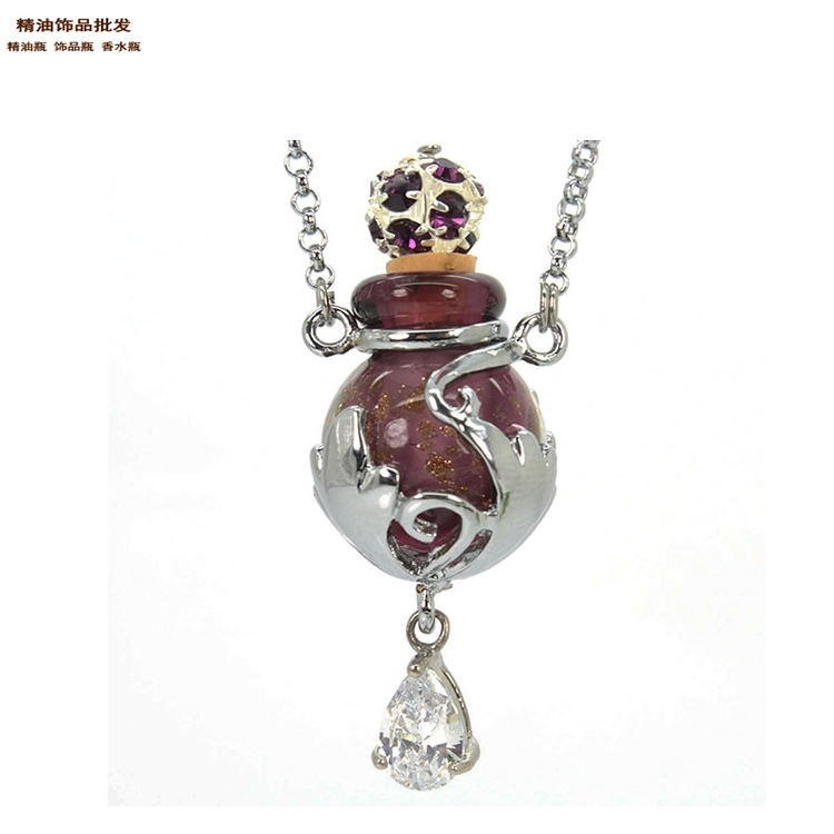 中国精油饰品网金莎紫色瓶流星花园项链吊坠7.jpg