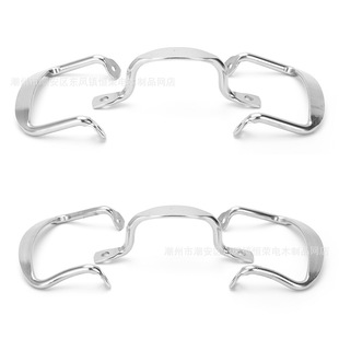 Stainless steel pot ear handle double handle all-steel cookware side ear rivet handle pot accessories spot wholesale